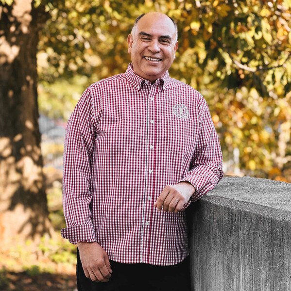 Antigua President's Collection Cardinal Plaid Oxford Button Down